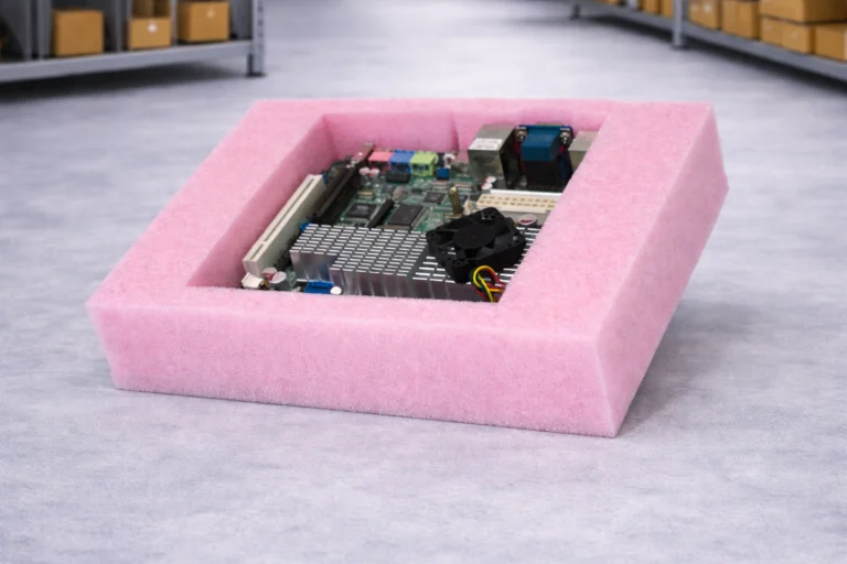 Antistatische Verpackung aus rosa PE-Schaum